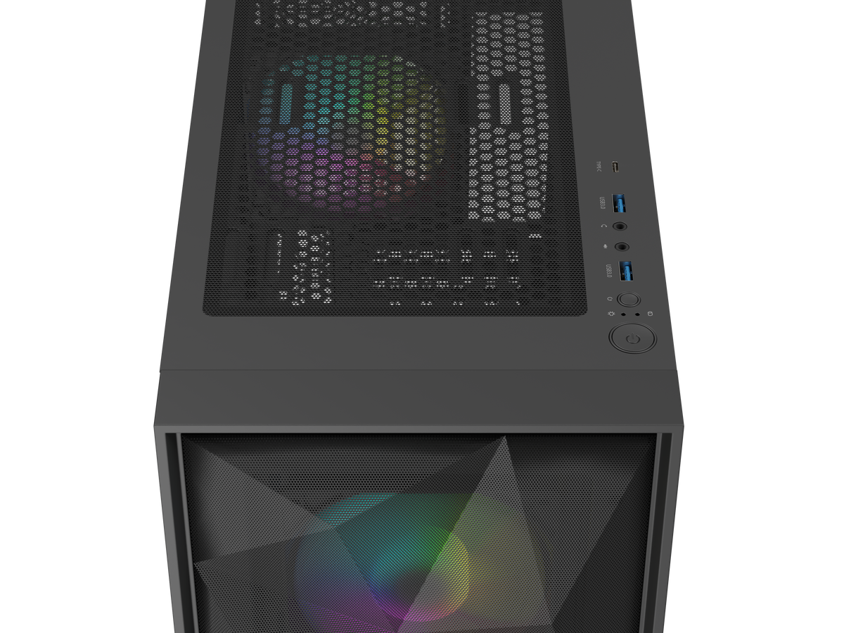 Genesis Gaming PC Case | Diaxid 605 ARGB | Midi Tower | Black