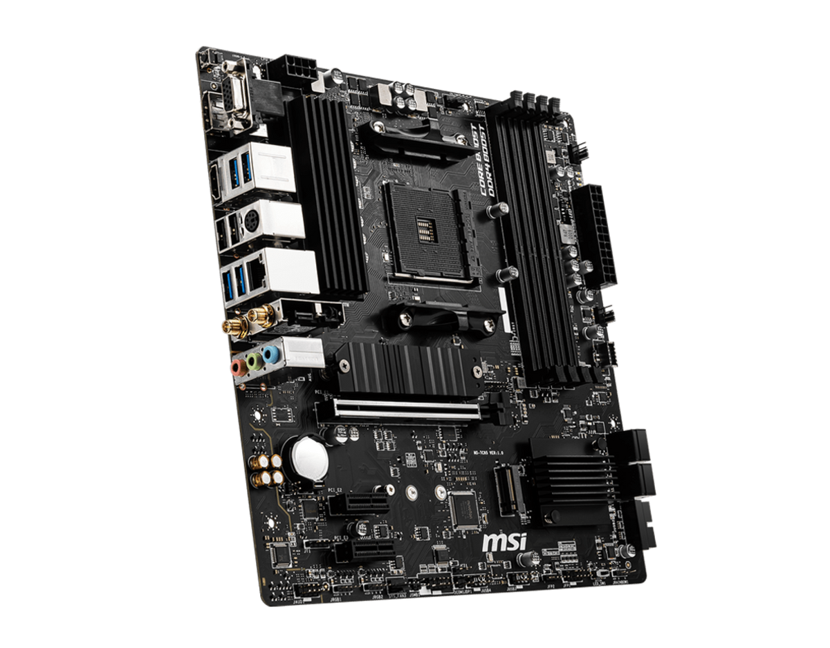 MSI | B550M PRO-VDH WIFI | Processor family AMD | Processor socket AM4 | DDR4 | Memory slots 4 | Chipset AMD B | Micro ATX