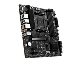 MSI | B550M PRO-VDH WIFI | Processor family AMD | Processor socket AM4 | DDR4 | Memory slots 4 | Chipset AMD B | Micro ATX