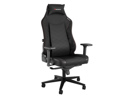 Genesis Gaming Chair Nitro 890 G2 Backrest upholstery material: Eco leather, Seat upholstery material: Eco leather, Base material: Metal, Castors material: Nylon with CareGlide coating | Black/Red