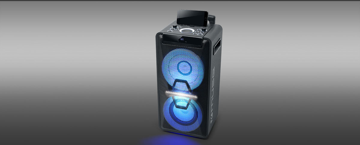 Muse | Party Box Speaker | M-1920DJ | 300 W | Bluetooth | Wireless connection | Portable | Black