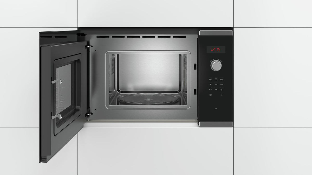 Bosch | Microwave Oven | BFL523MS0 | Built-in | 20 L | 800 W | Stainless steel/Black