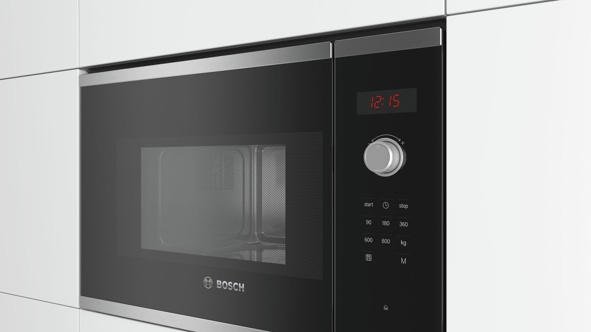 Bosch | Microwave Oven | BFL523MS0 | Built-in | 20 L | 800 W | Stainless steel/Black
