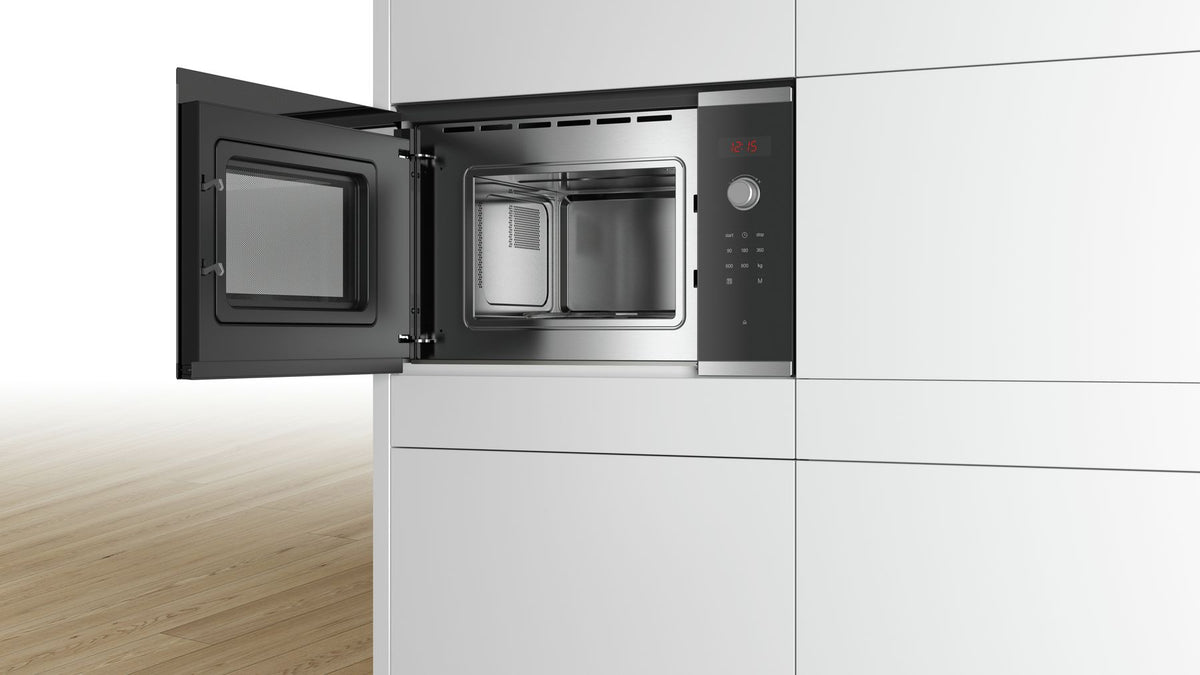 Bosch | Microwave Oven | BFL523MS0 | Built-in | 20 L | 800 W | Stainless steel/Black