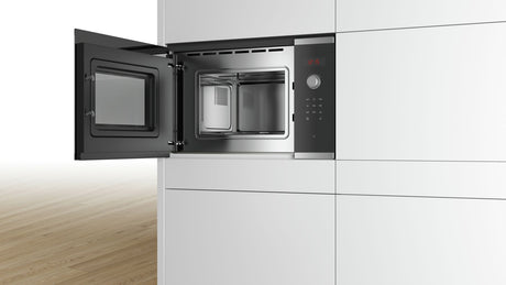 Bosch | Microwave Oven | BFL523MS0 | Built-in | 20 L | 800 W | Stainless steel/Black