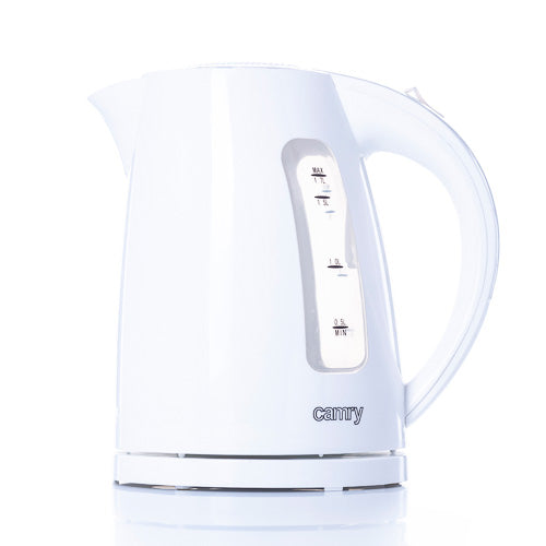 Camry | Kettle | CR 1255 | Standard | 2200 W | 1.7 L | Plastic | 360° rotational base | White