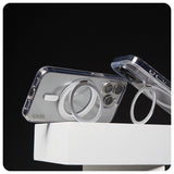 CARE Feature Case | Back cover | Apple | iPhone 16 Pro Max | Recycled plastic | Silver | Kickstand & MagSafe