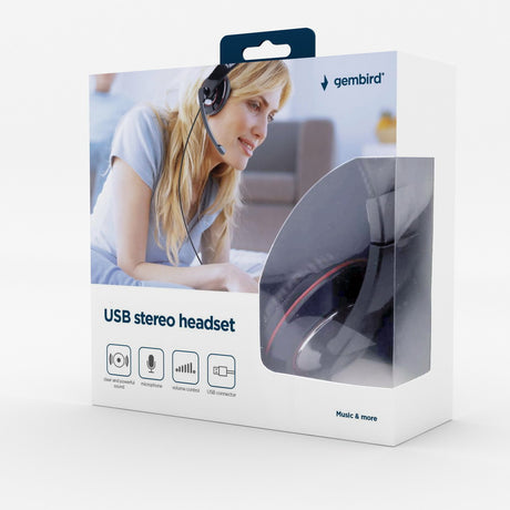 Gembird | MHS-U-001 USB headphones | Wired | N/A