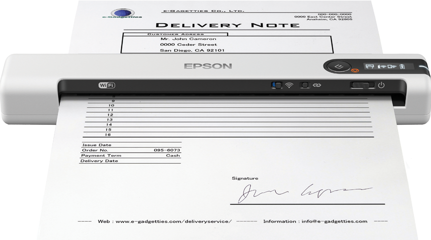 Epson | Wireless portable scanner | WorkForce DS-80W | Colour
