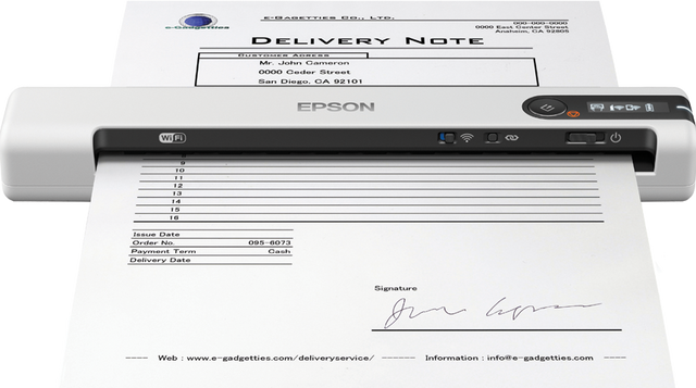 Epson | Wireless portable scanner | WorkForce DS-80W | Colour