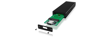 Raidsonic | Black | ICY BOX IB-1816M-C31 External Type-C enclosure for M.2 NVMe SSD