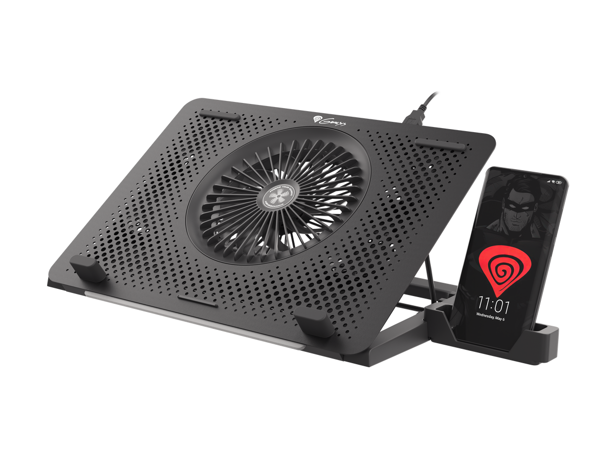 Genesis | Laptop Cooling Pad | OXID 450 | 260 x 360 x 40 mm | Black