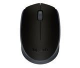 Logitech M171 Belaidė pelė RF Wireless, 1000 DPI, Black/Grey