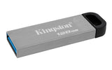 Kingston | USB Flash Drive | DataTraveler Kyson | 128 GB | USB Type-A | Black/Grey