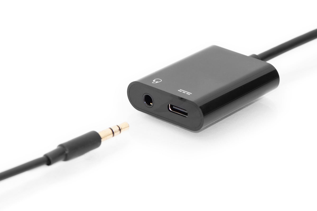 Digitus | USB Type-C adapter/Converter, Type-C to USB Type-C with 3.5mm stereo | AK-300400-002-S