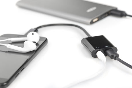 Digitus | USB Type-C adapter/Converter, Type-C to USB Type-C with 3.5mm stereo | AK-300400-002-S