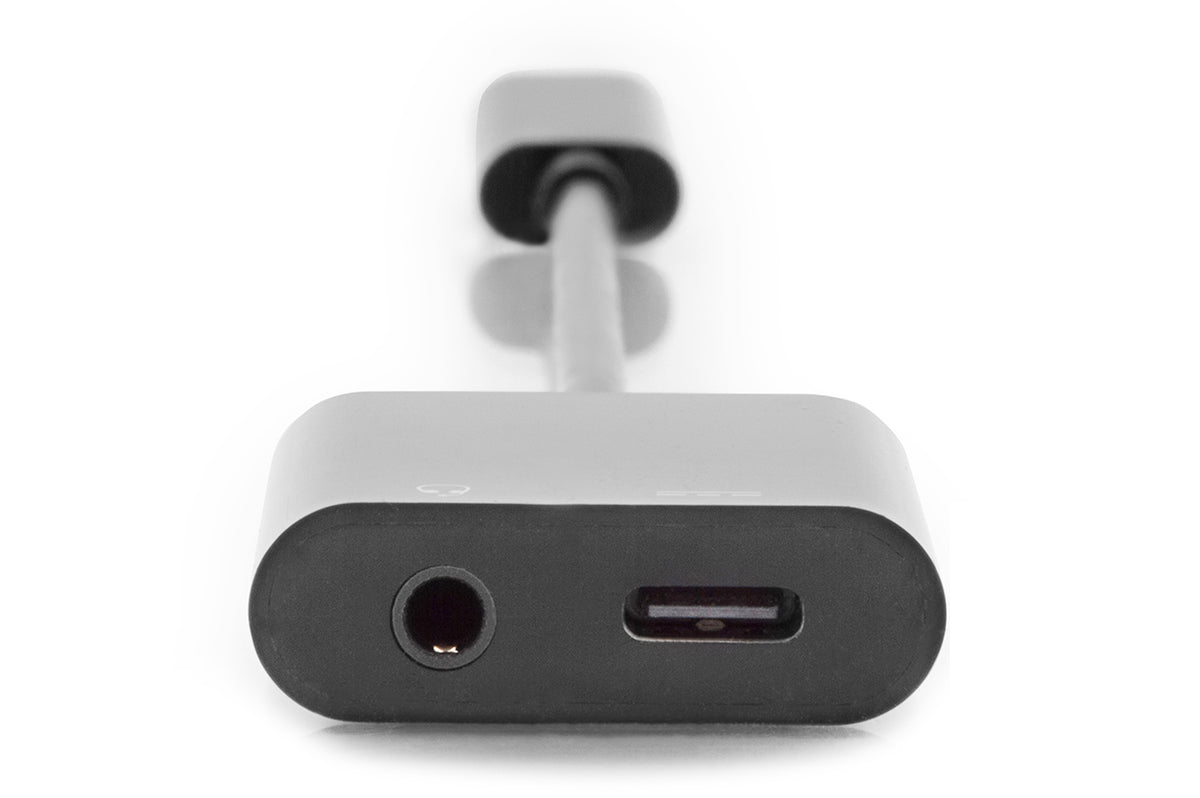 Digitus | USB Type-C adapter/Converter, Type-C to USB Type-C with 3.5mm stereo | AK-300400-002-S