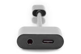 Digitus | USB Type-C adapter/Converter, Type-C to USB Type-C with 3.5mm stereo | AK-300400-002-S