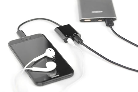 Digitus | USB Type-C adapter/Converter, Type-C to USB Type-C with 3.5mm stereo | AK-300400-002-S
