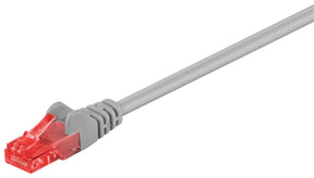 Goobay | CAT 6 patch cable, U/UTP | Grey RJ45 male (8P8C) | RJ45 male (8P8C)