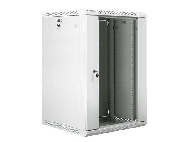 Lanberg | Rack cabinet 19" wall-mount 18U/600x600 (flat pack) | WF01-6618-10S | Grey