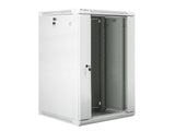 Lanberg | Rack cabinet 19" wall-mount 18U/600x600 (flat pack) | WF01-6618-10S | Grey