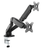 ICY BOX IB-MS304-T, Monitor stand with desk mounted base, for two screens, size up to 27'' | Raidsonic