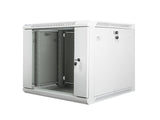 Lanberg | Rack cabinet 19" wall-mount 9U/600x600 (flat pack) with glass door | WF01-6609-10S | Grey