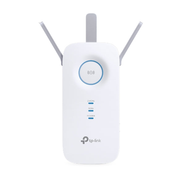 TP-LINK | Extender | RE450 | 802.11ac | 2.4GHz/5GHz | 450+1300 Mbit/s | 10/100/1000 Mbit/s | Ethernet LAN (RJ-45) ports 1 | MU-MiMO No | no PoE | Antenna type 3xExternal