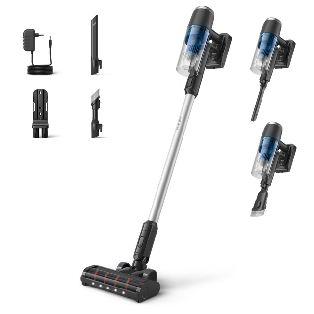 Philips | Vacuum cleaner | XC3032/01 | Cordless operating | - W | 25.2 V | Operating time (max) 60 min | Dark Blue | Warranty 24 month(s)