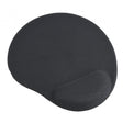 Gembird | Gel mouse pad with wrist support | Ergonomic mouse pad | 240 x 220 x 4 mm | Black