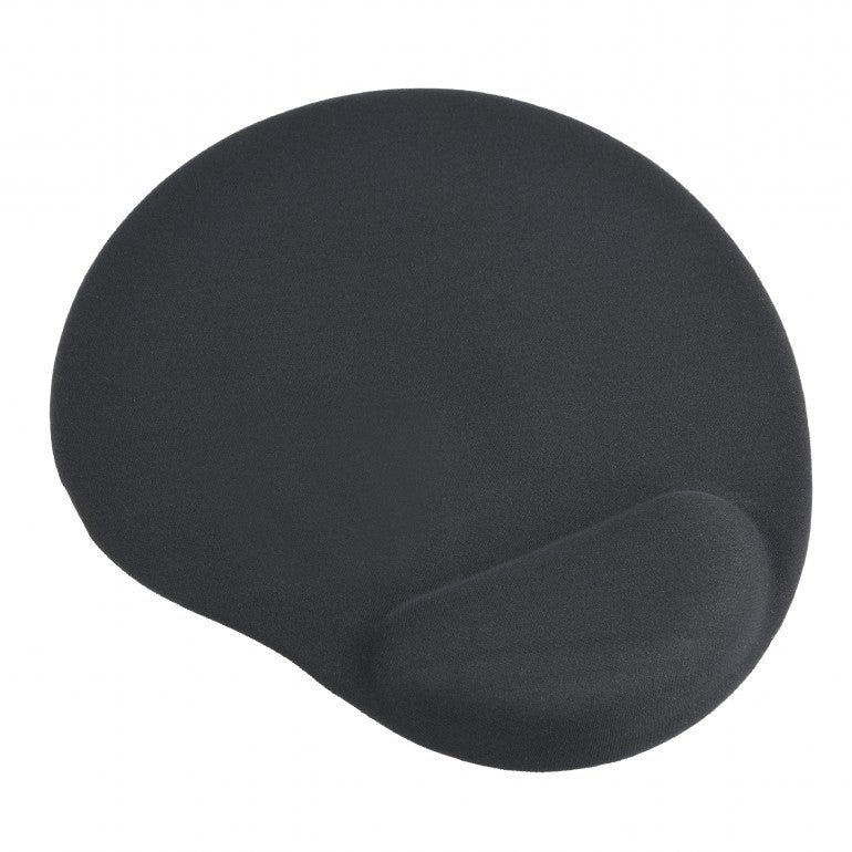 Gembird | Gel mouse pad with wrist support | Ergonomic mouse pad | 240 x 220 x 4 mm | Black