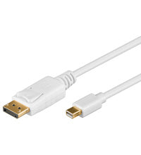 Goobay | Mini DisplayPort adapter cable 1.2 | 52858 | Mini DisplayPort plug | DisplayPort plug | 1 m | Gold-Plated connectors