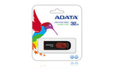 ADATA | C008 | 32 GB | USB Type-A | Black/Red