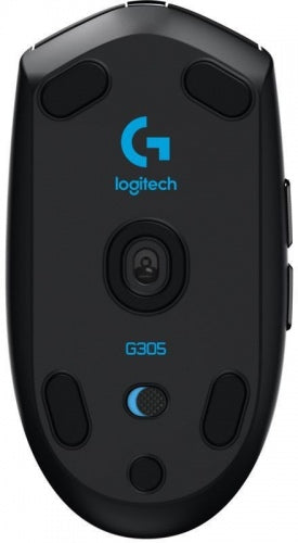 Logitech G305 Lightspeed Belaidė žaidimų pelė, RF Wireless + Bluetooth, 12000 DPI, Juoda