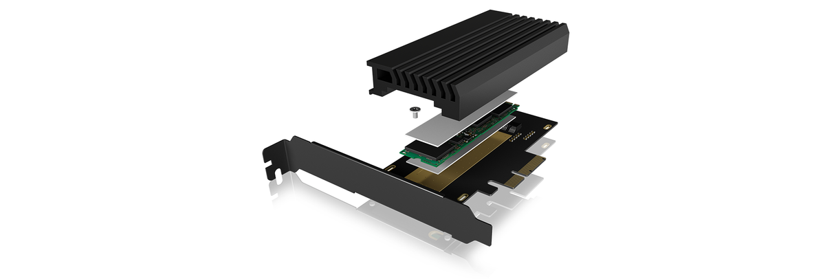 Raidsonic | ICY BOX | PCIe card with M.2 M-Key socket for one M.2 NVMe SSD