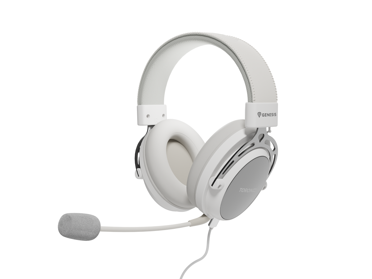 Genesis | Gaming Headset | Toron 301 | Wired | Over-Ear | Microphone | White