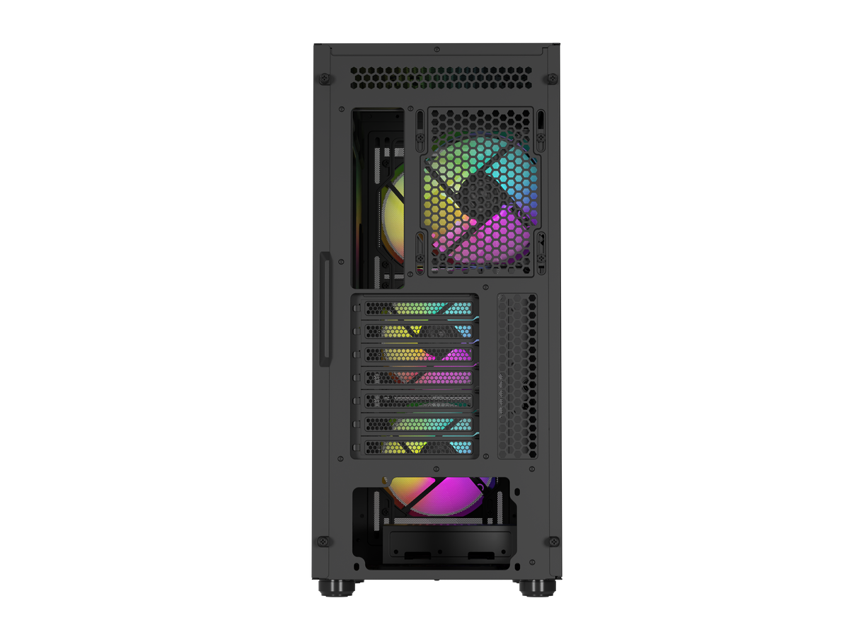 Genesis Gaming PC Case | Diaxid 605 ARGB | Midi Tower | Black