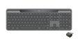 Logitech Signature Slim Solar+ K980 for Business Belaidė klaviatūra, RF+Bluetooth, US Int, Graphite