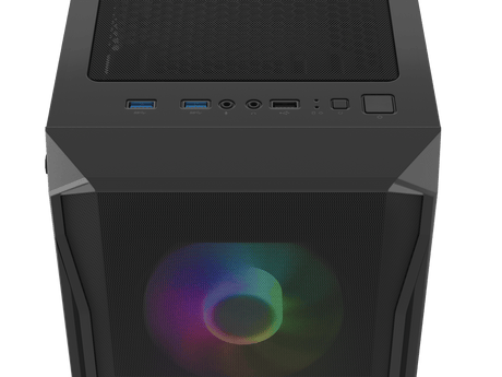 Fury PC Case | SHOBO SH4F RGB | Midi-Tower | Black