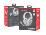 Genesis | Gaming Headset | Toron 301 | Wired | Over-Ear | Microphone | White