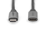 Digitus | USB-C/M to USB-C/F Extension Cable | DB-300230-010-S | USB-C to USB-C USB C, plug | USB-C jack