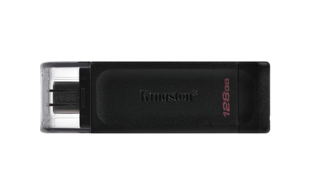 Kingston | USB Flash Drive | DataTraveler 70 | 128 GB | USB Type-C | Black