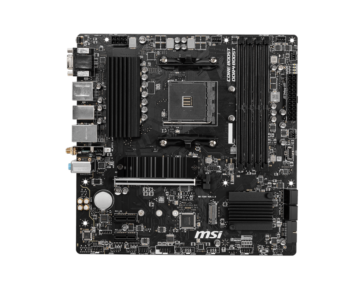 MSI | B550M PRO-VDH WIFI | Processor family AMD | Processor socket AM4 | DDR4 | Memory slots 4 | Chipset AMD B | Micro ATX