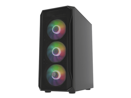 Fury PC Case | SHOBO SH4F RGB | Midi-Tower | Black