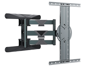Gembird | Wall mount | WM-80STR-01 | Tilt, swivel, rotate | 40-80 " | Maximum weight (capacity) 50 kg | Black