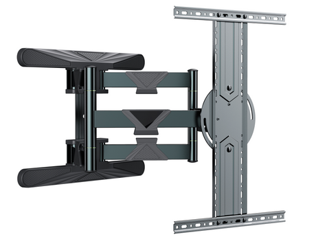Gembird | Wall mount | WM-80STR-01 | Tilt, swivel, rotate | 40-80 " | Maximum weight (capacity) 50 kg | Black