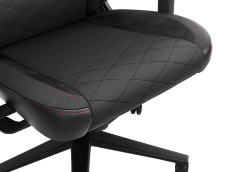 Genesis Gaming Chair Nitro 890 G2 Backrest upholstery material: Eco leather, Seat upholstery material: Eco leather, Base material: Metal, Castors material: Nylon with CareGlide coating | Black/Red