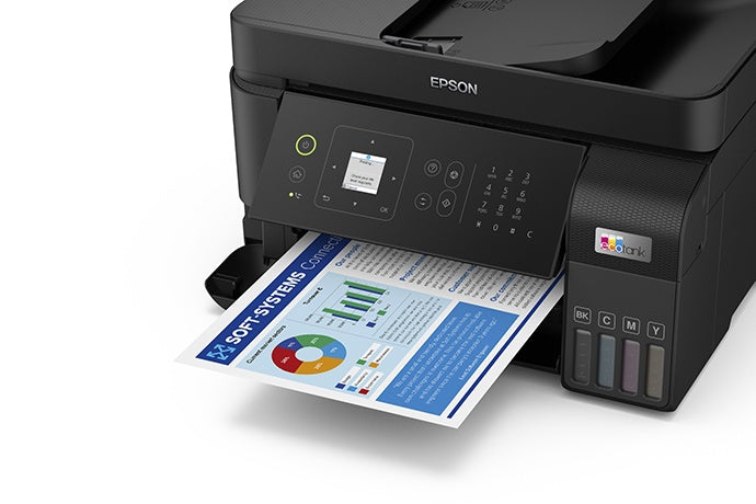 Epson | Multifunctional printer | EcoTank L5590 | Inkjet | Colour | Inkjet Multifunctional Printer | A4 | Wi-Fi | Black