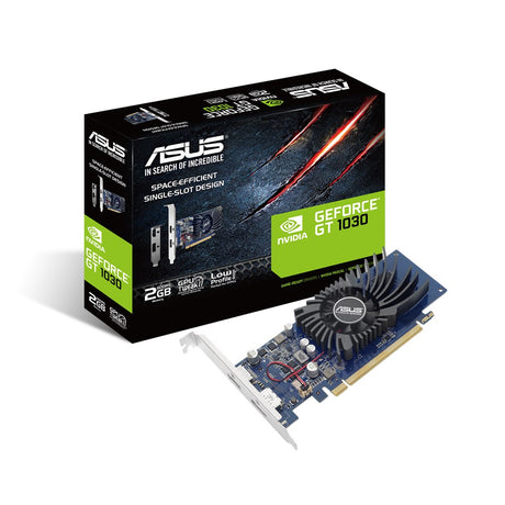 Asus | NVIDIA | 2 GB | GeForce GT 1030 | GDDR5 | HDMI ports quantity 1 | PCI Express 3.0 | Memory clock speed 6008 MHz | Processor frequency 1266 MHz